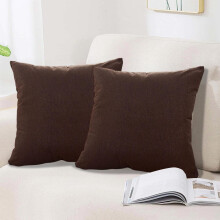Coussin lombaire en velours uni, garni de billes, accessoire décoratif pour canapé, lit ou fauteuil.