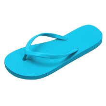 Tofflor för kvinnor, Bekväma tofflor med stringtrosa för strand- och fritidskläder, Platta sandaler för sommaren, Damtofflor, Ljusblå, 6