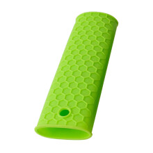 Silicone Hot Handle Holder Sleeve for Pans & Skillets – Heat Resistant, Compatible with Cast Iron, 1pc, Multicolor (Green, 6.1x1.9")