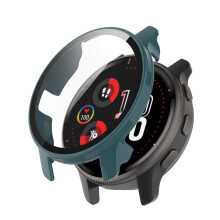 Integrerat PC- och härdat glasfodral Kompatibelt med smartklockarmband Hållbart fodral för elektroniska bärbara enheter