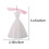 Bougie parfumée robe de mariée faite à la main (1 pièce) 3
