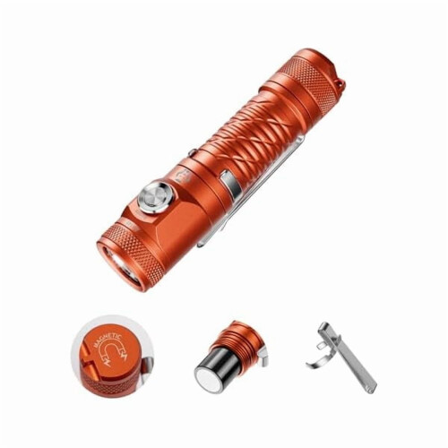 Lampe torche porte-clés Aurora AA145, 800 lumens, USB-C