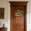Porte-clés mural rustique en bois 11,8 x 9,8 pouces 5