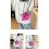 Star-shaped evening bag with metal chain strap PVC 4