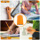 100Pcs Orange Wood Pencils with Eraser for Reliable Multi Function Writing and Drafting Use 5