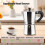 Καφετιέρα Moka αλουμινίου 14 φλιτζανιών 700ml, συμβατή με εστίες αερίου/ηλεκτρικές, 3