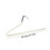 Z-Shaped Pants Hanger Iron Non-Slip Space-Saving White 3 3