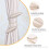 Curtain Tiebacks Clips Creative Window Drape Twist Tie Backs Style Made Curtain Holders Decorative Draperies Holdbacks 5