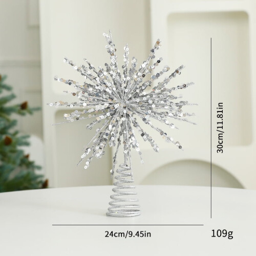 Lighted Star Tree Topper 11.8 Inch 1