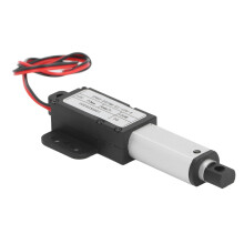 Attuatore lineare elettrico 15N, corsa 20mm, DC12V, in alluminio, IPX4