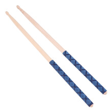 2Paires Baguettes Percussion Bois Érable Bleu Adaptées Styles