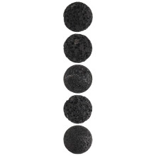 5Pièces Pierres Chauffantes Volcaniques Pour Sauna Noir