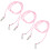 15Stk Strap Nylon Fäustling Clips Rosa Kinder Handschuh Halter 2
