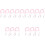 15Stk Strap Nylon Fäustling Clips Rosa Kinder Handschuh Halter 5