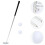 1Ensemble Putter De Golf Argent Trois Sections Portable Robuste 9