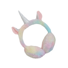 1Pièces Cache-Oreilles Chaud Peluche Rose Licorne Mignon Pour Hiver