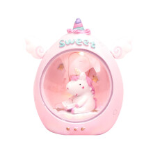 Schattige Roze Eenhoorn Nachtlamp LED Voor Kinderkamer