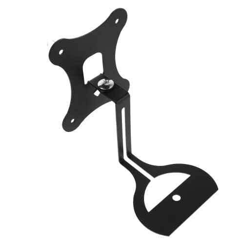 Black Stainless Steel Speaker Bracket for Wireless Audio Support