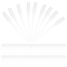 200Pcs Transparent Precision Glue Bottle Tips for Crafting and DIY Use