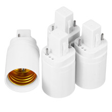 16Pcs Plastic Metal Light Bulb Holder Adapter to E27 Converter