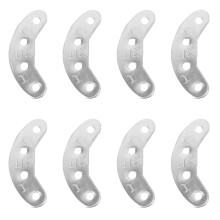 8Pairs Silver Heel Protectors Universal Shoe Repair Pads