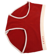 3Pcs Red Cotton Menstrual Panties Extended Crotch Comfortable Wear