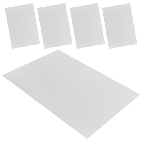5Pcs Shrinkable Plastic Sheets Glow Effect DIY Craft Supply