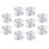 20 Pièces Ventouses 30Mm Doubles Faces Transparentes PVC Nuolux 1