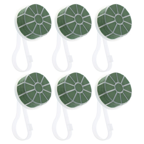 12Pcs Reusable Flower Foam Holder with Comfortable Bouquet Handle Grip
