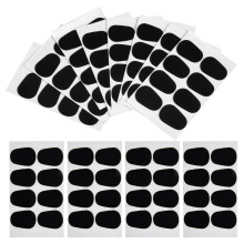 288Pcs Anti-Slip Rubber Saxophone Mouthpiece Protectors Black Pads