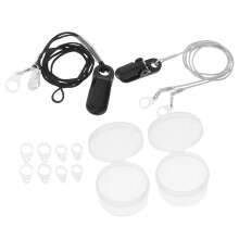 2Sets Anti-Lost Hearing Aids Holder Rope Soft Silicone Nylon Material
