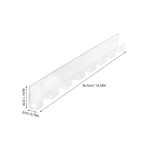 Clear Acrylic Sunglasses Holder Wall Mounted Glasses Storage Rack 1