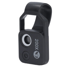 Microscope de poche pour téléphone 200x, 110 mAh, noir, USB-C