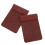 2Pcs Brown PU Clipboards for Restaurant Menu and Note Taking 1