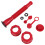 5Sets Can Spout Replacement Kit Red Pe Compact Gas Nozzle Adapter 1