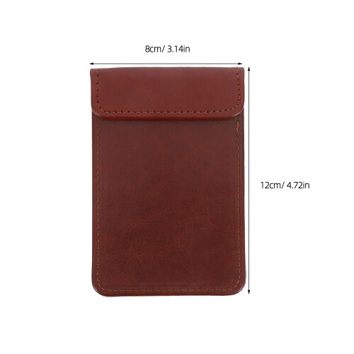 2Pcs Brown PU Clipboards for Restaurant Menu and Note Taking 1