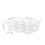 30Pièces Plateaux Plantation Semis Durables Transparents Drainage 3