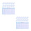 2Pièces Recharge A6 Planner Budget Multi Usage Maison 5
