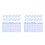 2Pièces Recharge A6 Planner Budget Multi Usage Maison 8