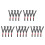 20Pcs Industrial Chin Straps Adjustable Quick Release Grey 4