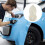 White Plastic Auto Painting Model Car Wrap Sample Display Durable 9