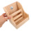 Support Foin Bois Naturel Pour Petits Animaux Jaune Clair 4