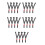 20Pcs Industrial Chin Straps Adjustable Quick Release Grey 9