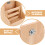 Support Foin Bois Naturel Pour Petits Animaux Jaune Clair 8