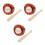 3Sets Mini Baseball Toy Set Durable PU 3