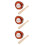 3Sets Mini Baseball Toy Set Durable PU 5
