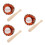 3Sets Mini Baseball Toy Set Durable PU 8