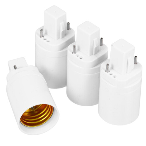 16Pcs Plastic Metal Light Bulb Holder Adapter to E27 Converter 1