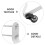 2Pièces Socle Chauffant +nylon Support Roues 8