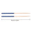 2Paires Baguettes Percussion Bois Érable Bleu Adaptées Styles 3